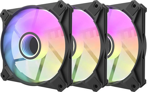фото Вентилятор Darkflash Infinity 8 PWM ARGB Black 3-pack