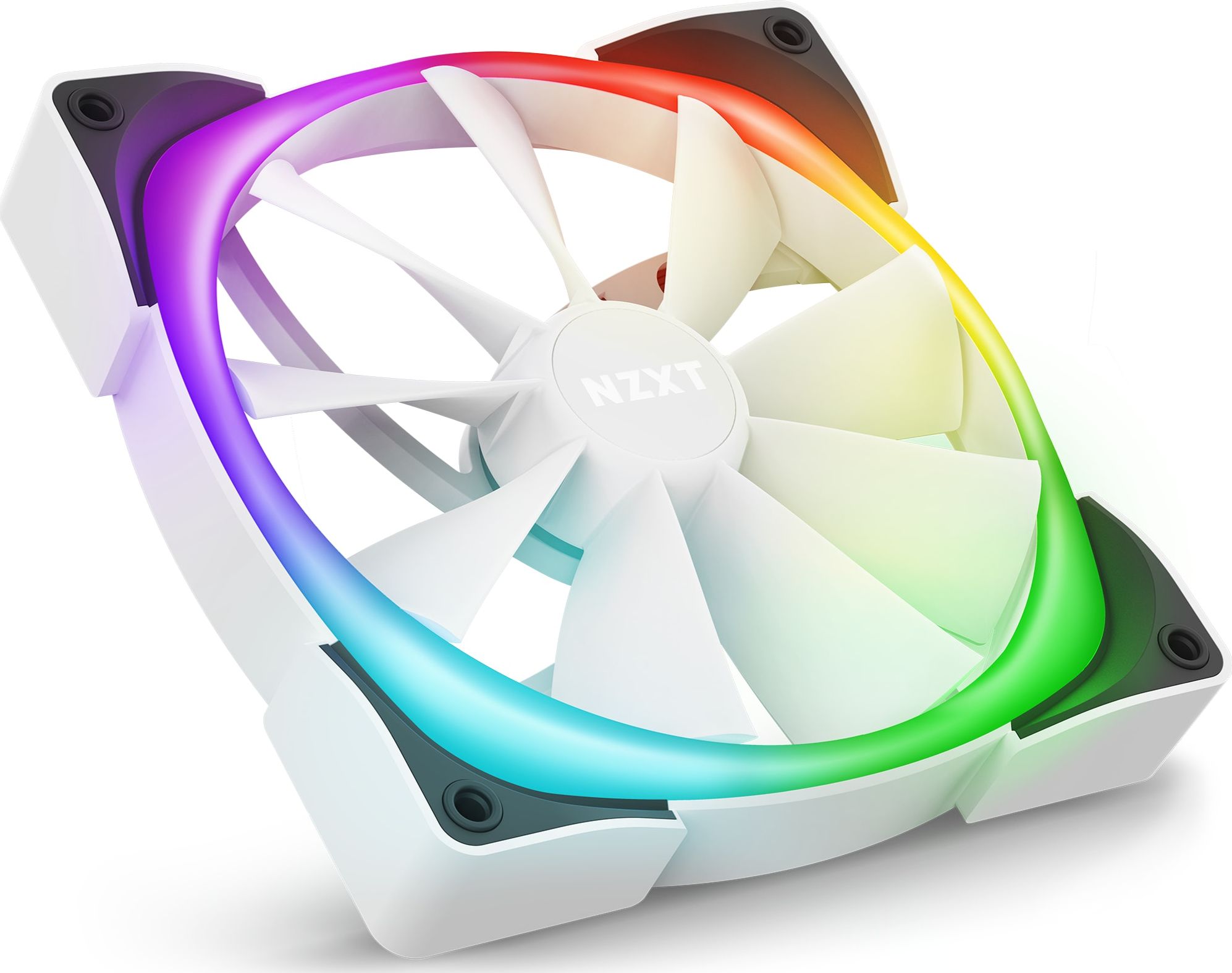 фото Вентилятор Nzxt Aer RGB 2 140 mm White 2-pack (HF-2814C-TW)