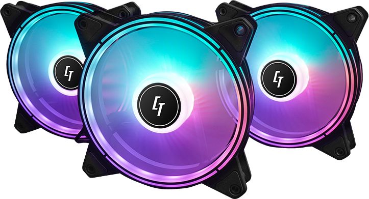 фото Вентилятор Chieftec Nova Set 3-Pack (NF-3012-RGB)