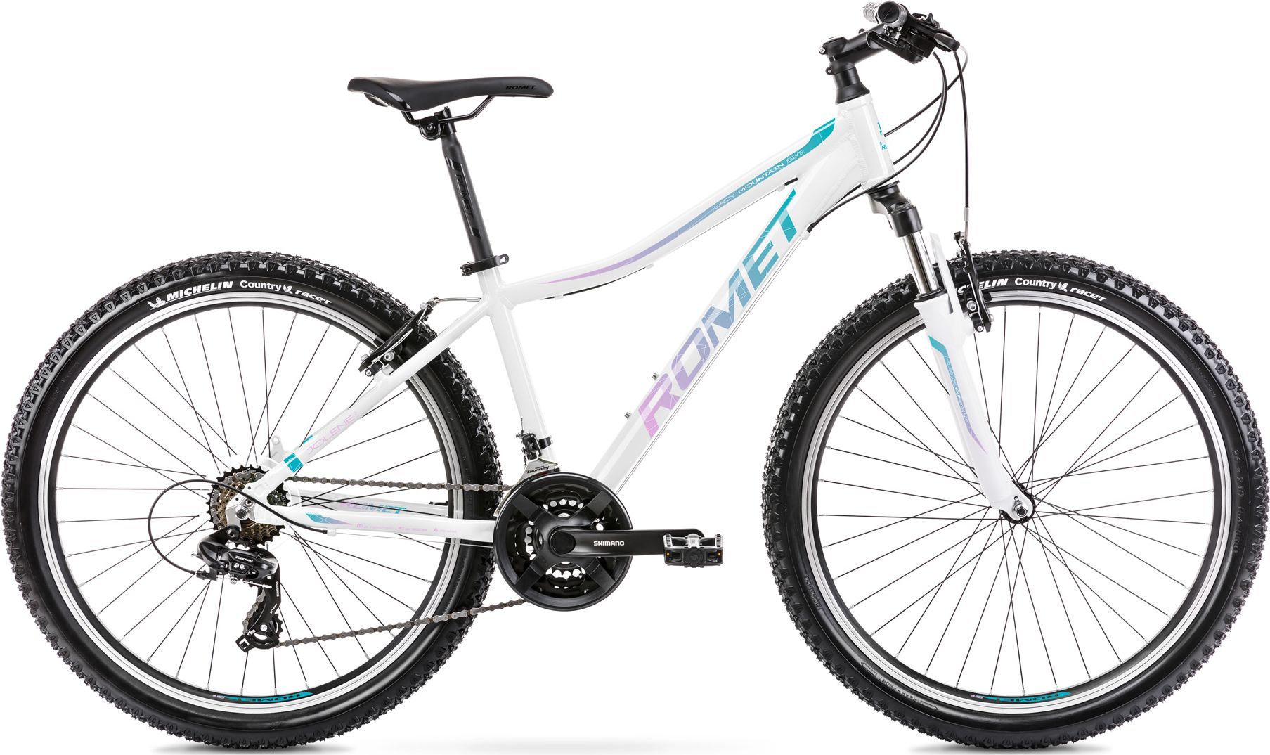 фото Велосипед гірський (МТБ) Romet Jolene 6.1 26 L White/Green