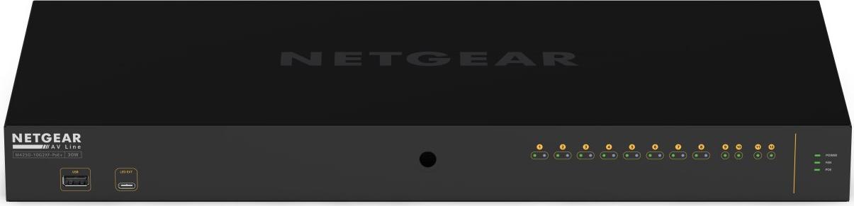 фото Комутатор керований 3 рівня Netgear GSM4212PX (GSM4212PX-100EUS)