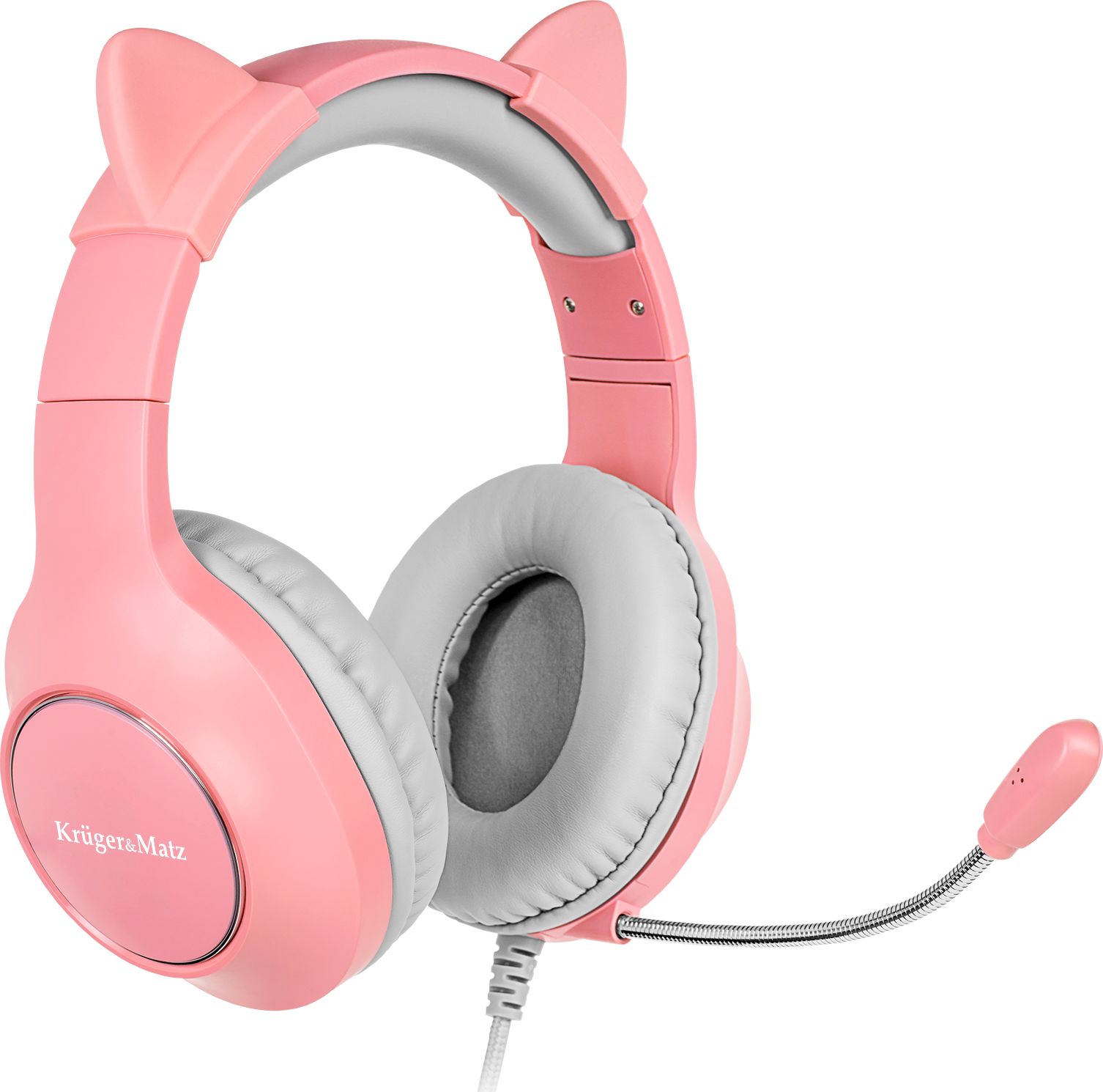 фото Навушники з мікрофоном Kruger&Matz Gamer Kids Pink (KM0658)