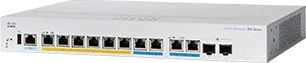 фото Комутатор керований 3 рівня Cisco CBS350-8MP-2X
