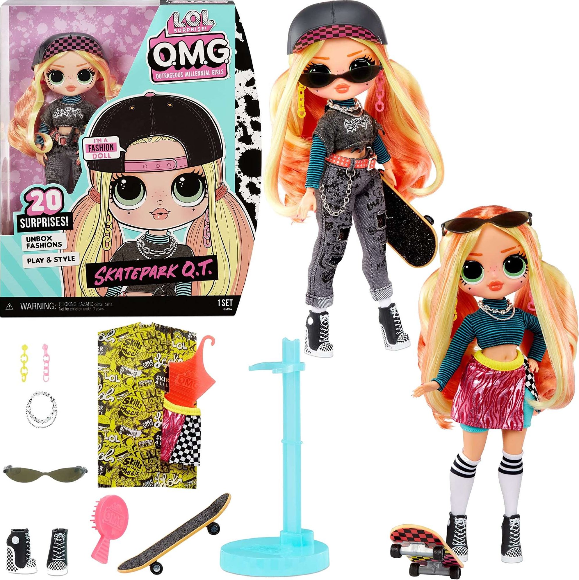 MGA LOL Surprise OMG Skatepark Qt seria 5 580423
