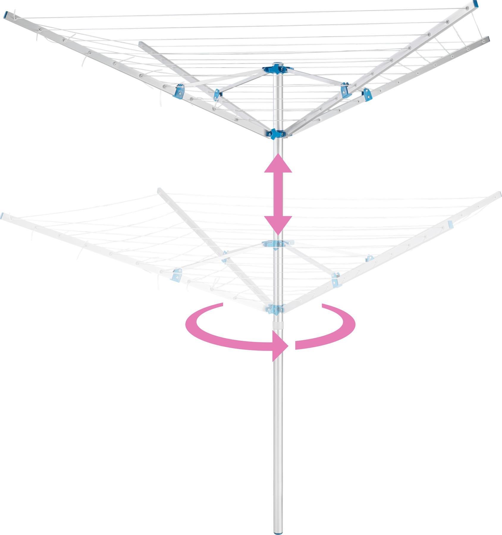 фото Вулична сушарка для білизни Tectake 402719