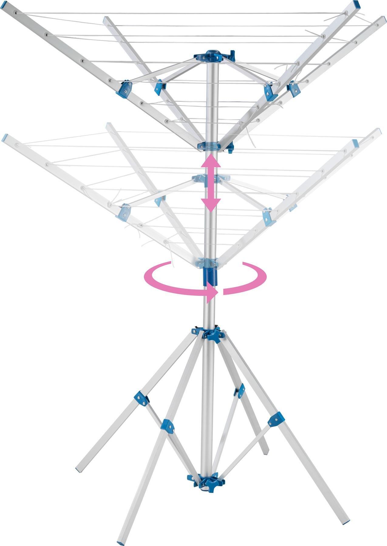 фото Вулична сушарка для білизни Tectake 402720