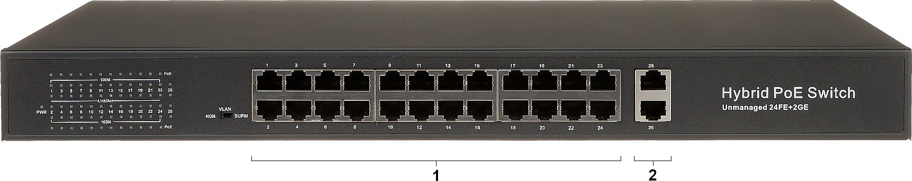 фото Комутатор некерований Delta GTX-B1-26-242G