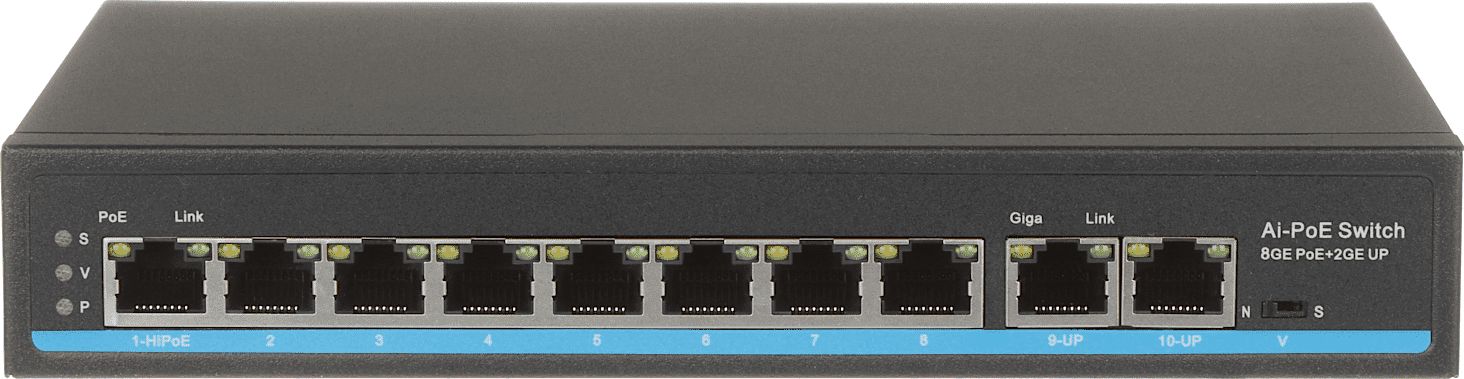 фото Комутатор некерований Delta GTX-C1-10-8G2G