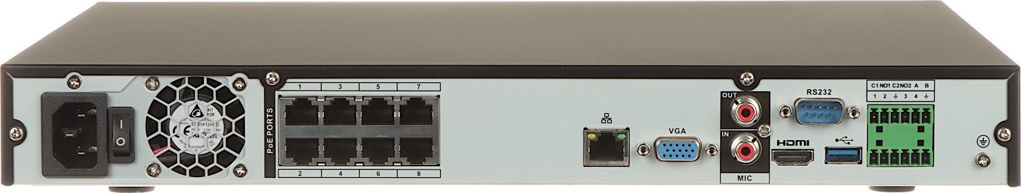 фото Мережевий відеореєстратор (NVR) Dahua Technology NVR5216-8P-4KS2