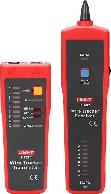 Uni-T Detektor par przewodów z testerem kabli RJ-45 UT-682 UNI-T