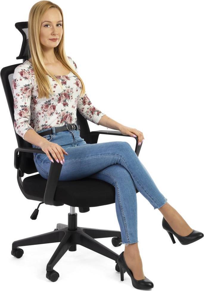 фото Офісне крісло Ergosolid AMO-70+ Black