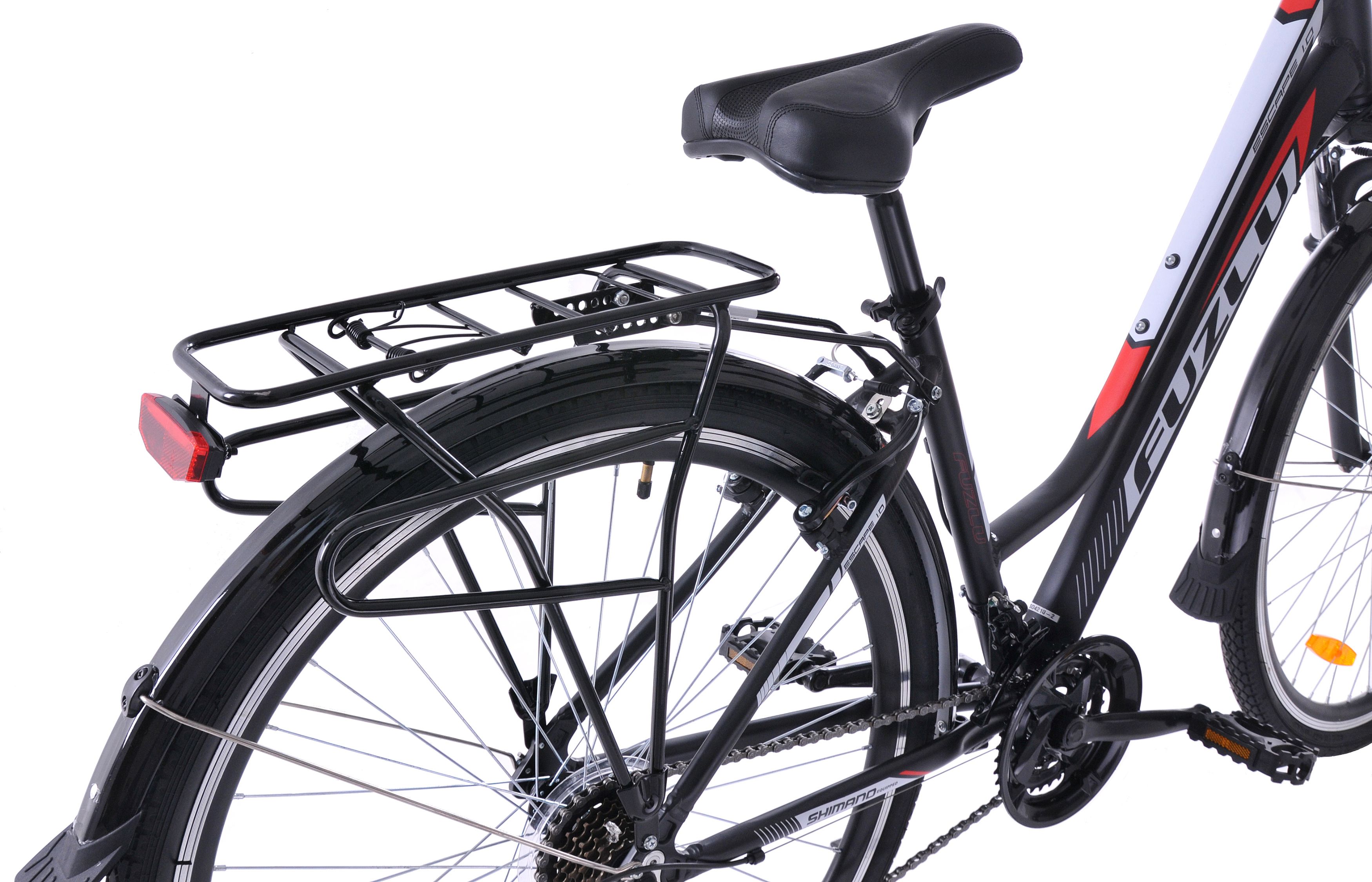 фото Велосипед туристичний Fuzlu Escape 1.0 Lady Black/Red/White