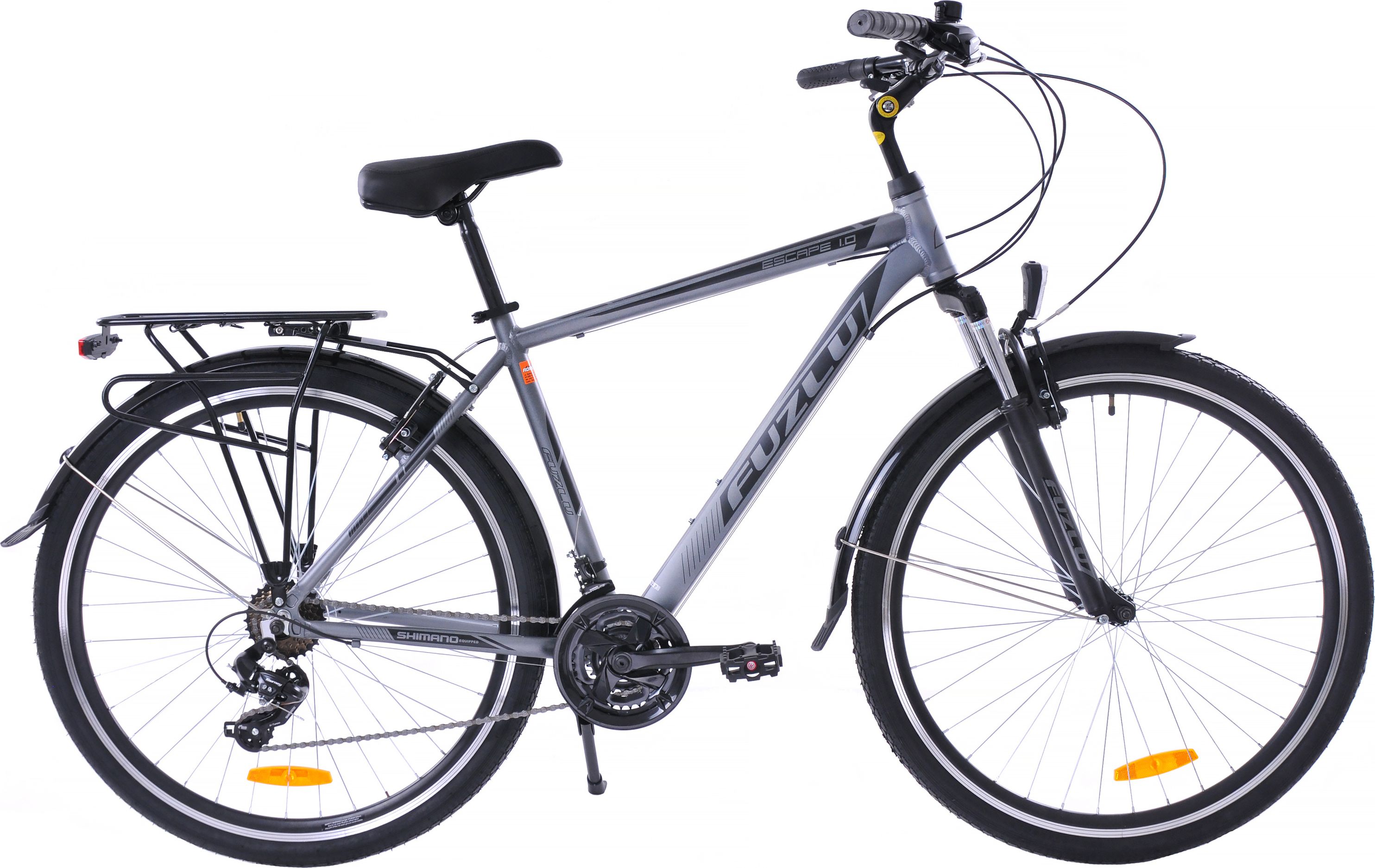 фото Велосипед туристичний Fuzlu Escape 1.0 Men Graphite Black Matt