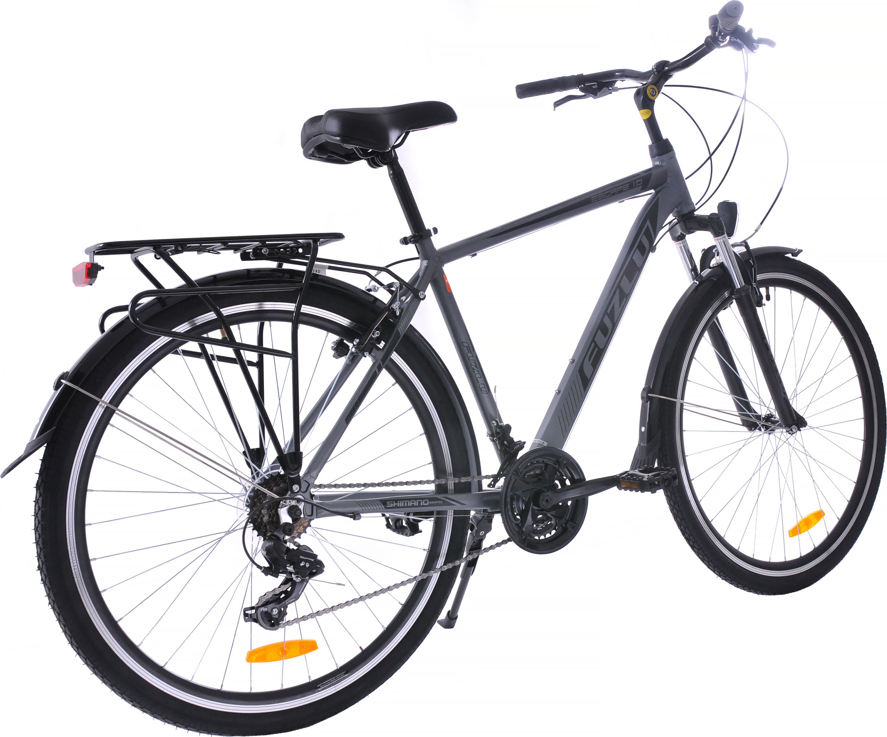 фото Велосипед туристичний Fuzlu Escape 1.0 Men Graphite Black Matt