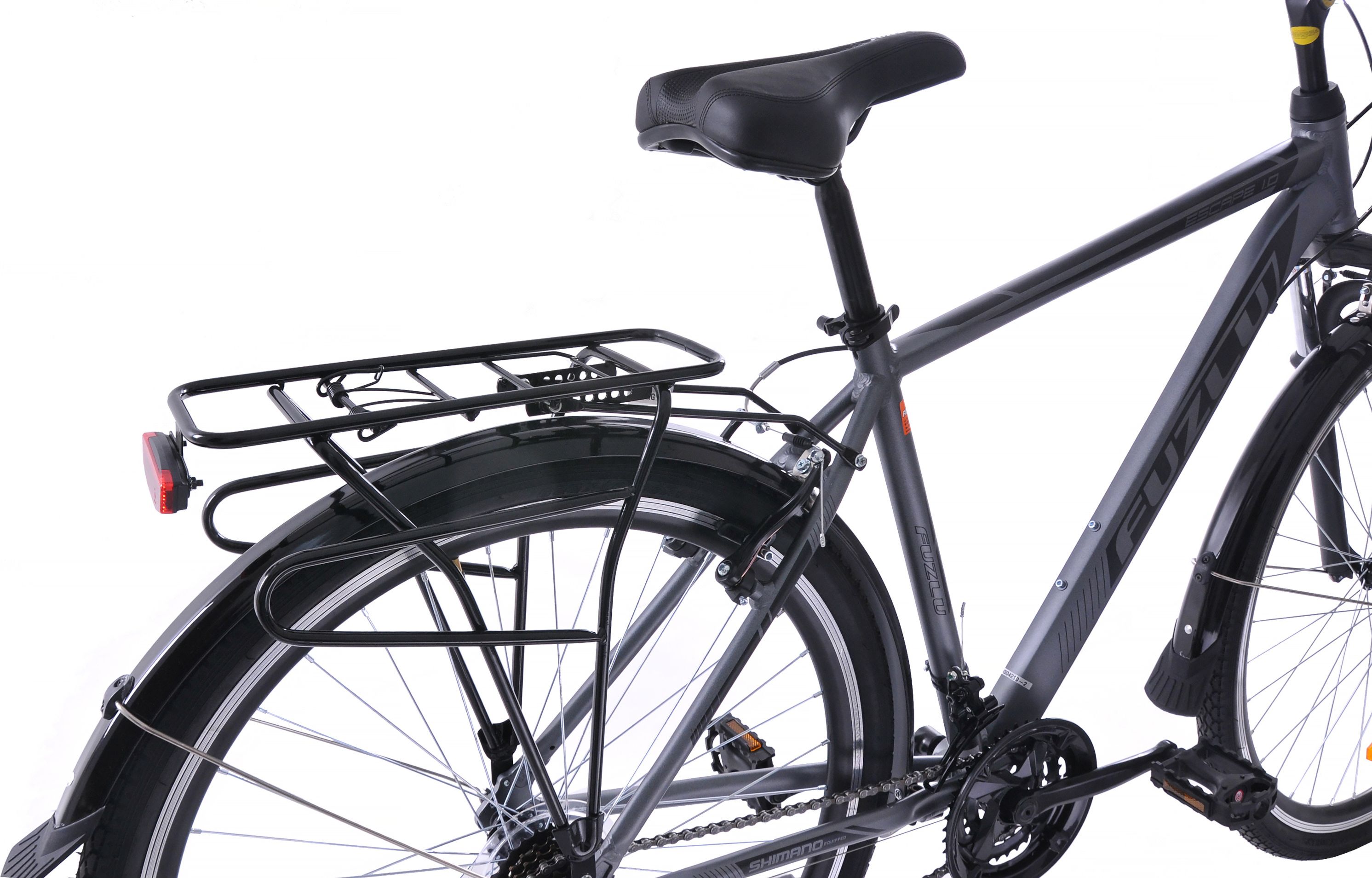 фото Велосипед туристичний Fuzlu Escape 1.0 Men Graphite Black Matt