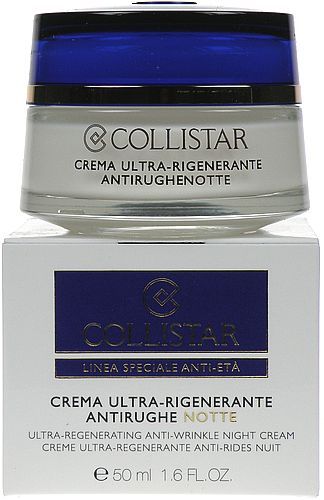 Collistar Krem do twarzy Ultra Regenerating Anti Wrinkle Night Cream przeciwzmarszczkowy 50ml