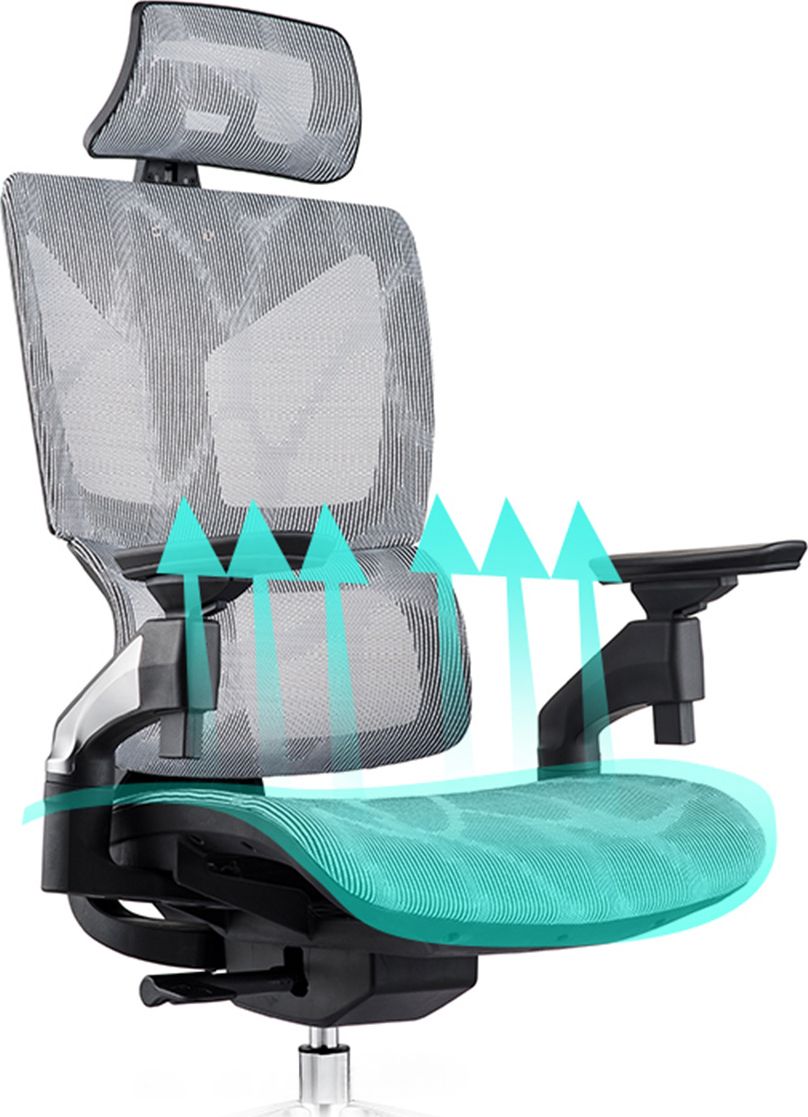 фото Офісне крісло Spacetronik Hilde White