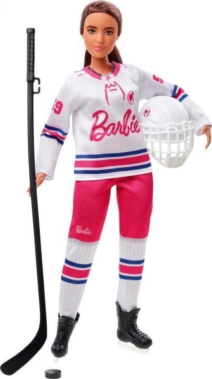 Lalka Barbie Mattel Kariera - Hokeistka (HFG74) 1