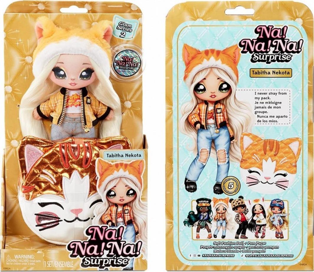 MGA Lalka NA! NA! NA! Surprise 2w1 Tabby Cat 1