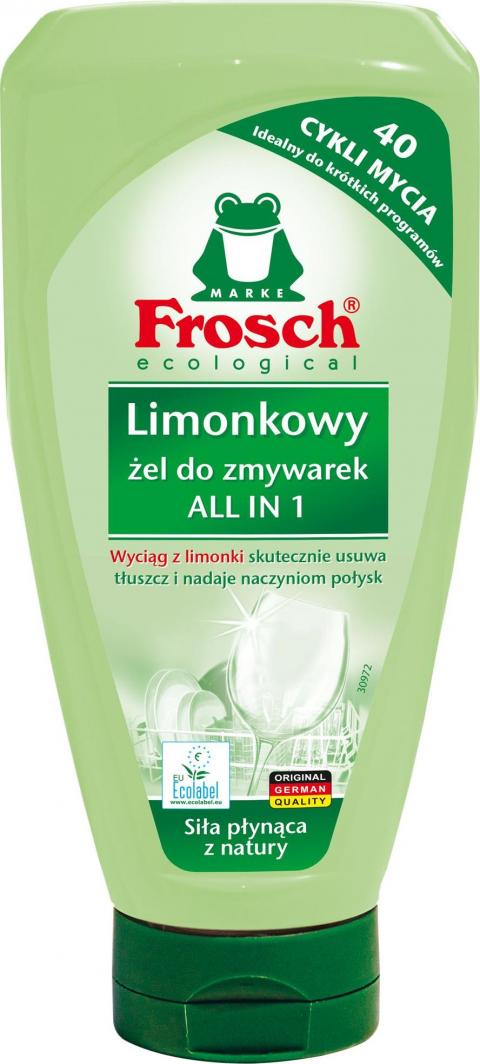 Frosch FROSCH Limonkowy zel do mycia naczyn w zmywarkach, 40 dawek 1