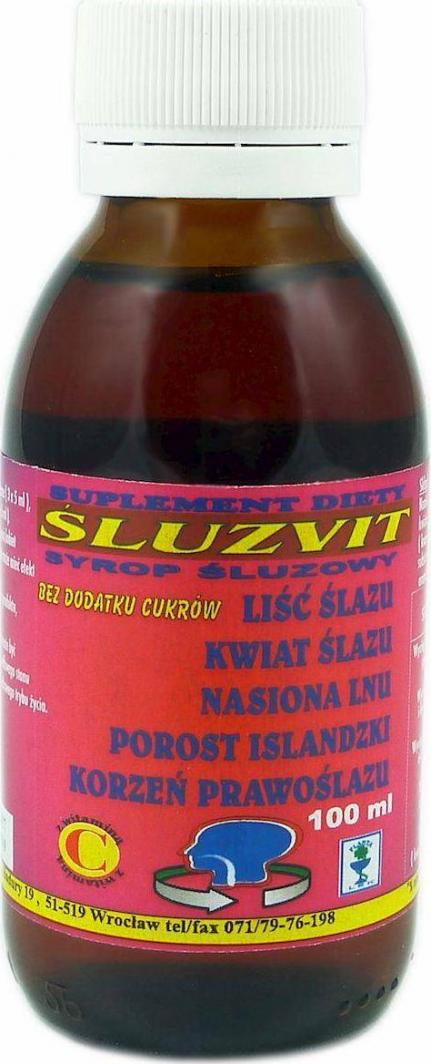 PLANTA-LEK Syrop Śluzvit bez cukru 100ml PLANTA-LEK 1