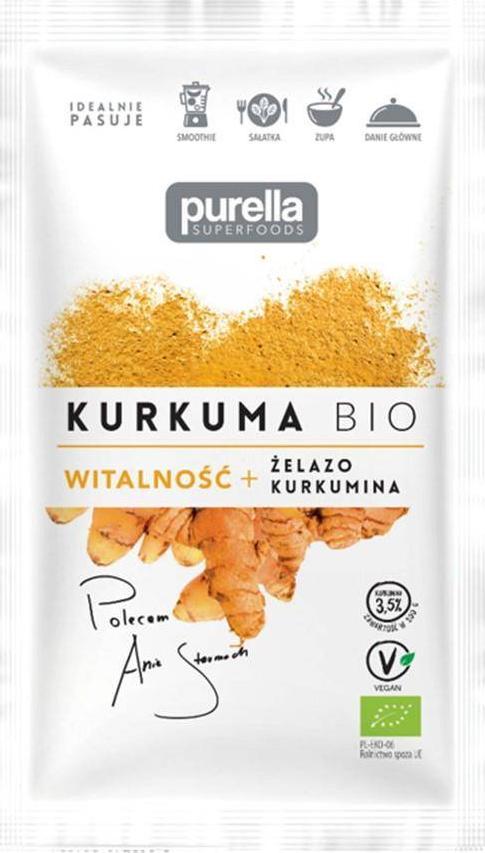 Purella Food Kurkuma Purella Superfoods BIO, 20g 1