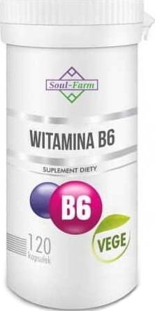 SOUL FARM WITAMINA B6 120 KAPSUŁEK (18 mg) - SOUL FARM 1