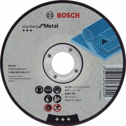 Bosch Bosch cutting disc Standard for Metal 115 x 1.6 mm (A 60 T BF) 1
