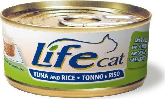 Life Pet Care LIFE CAT pusz.170g TUNA + RYŻ + KALMARY /24 1