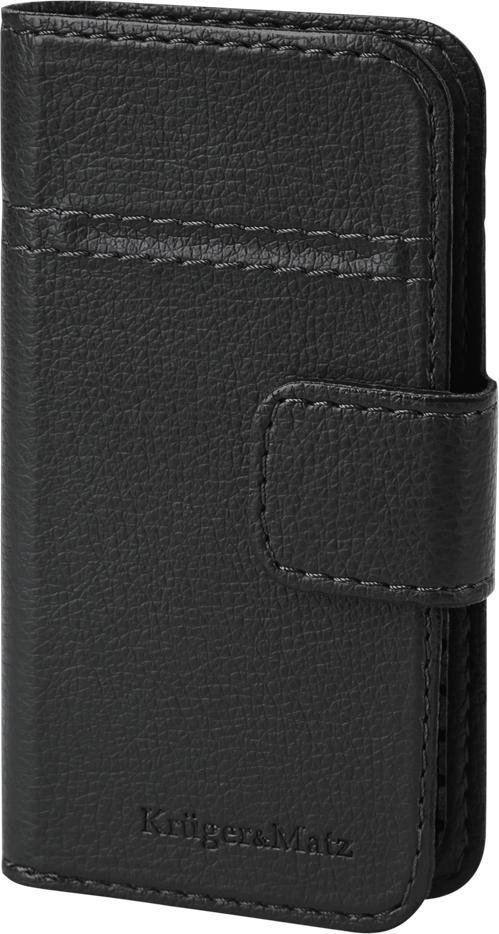 Kruger&Matz Pokrowiec z klapką Kruger&amp;Matz przeznaczony do telefonów o przekątnej 4,5&quot; 1