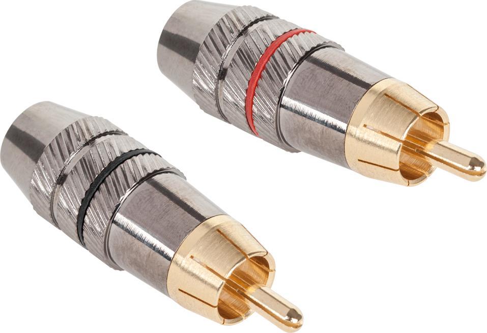 Wtyk RCA metalowy HD-291