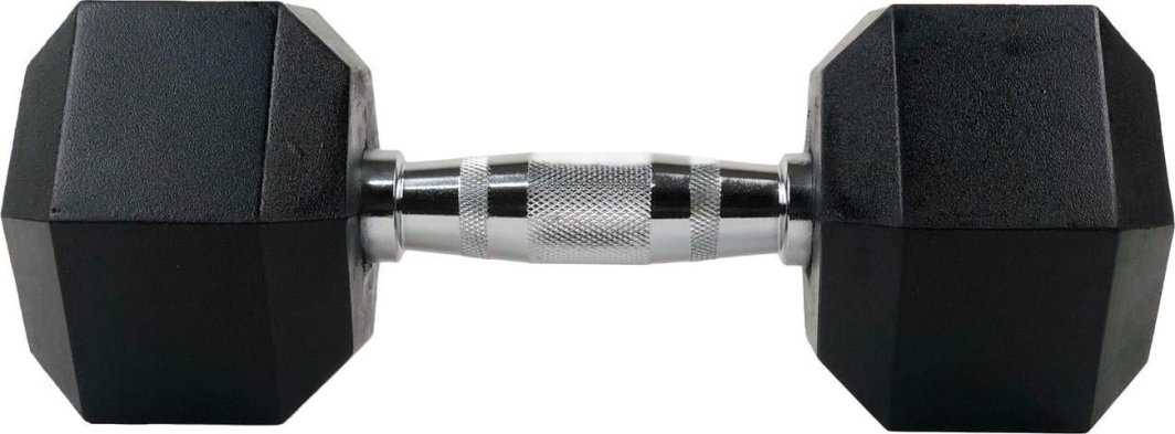 UnderFit Hantle Hex gumowane 2 x Różne rodzaje obciążenia w zestawie (270 kg)