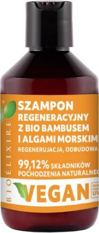 Bioelixire BIOELIXIRE Vegan Szampon Algi morskie Bio bambus 300ml 1