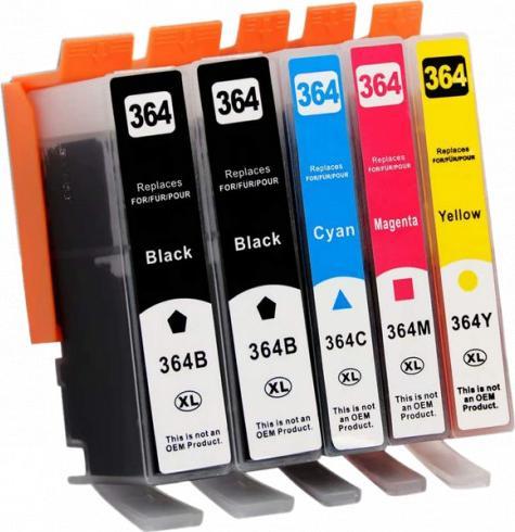 Tusz WhiteBox 5x Tusz Do HP 364XL 23/15ml CMYK