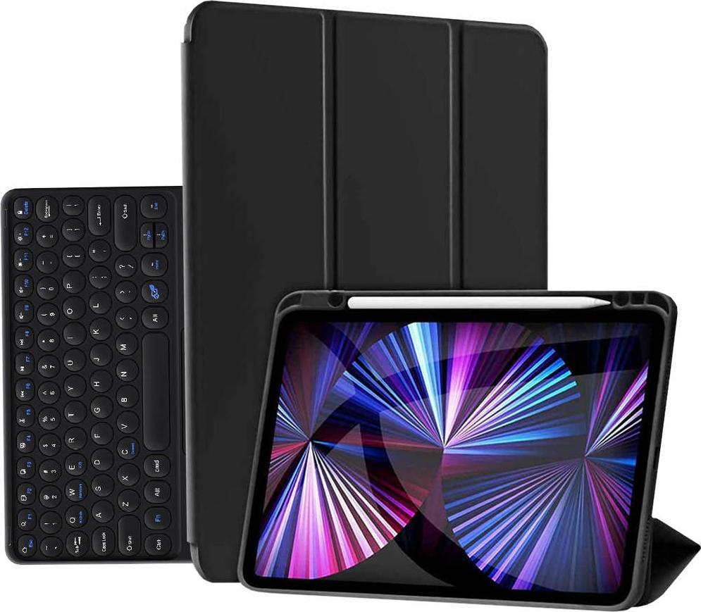 Etui na tablet Alogy Etui Alogy Klawiatura Bluetooth Touchpad 4w1 Magnetyczne Pencil do Apple iPad Pro 12.9 2021 Czarne 1