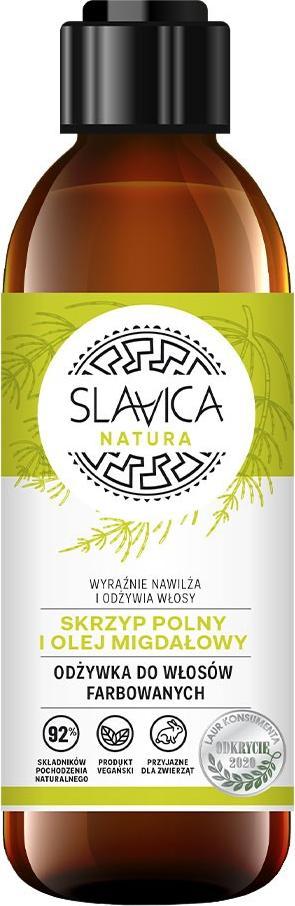 Slavica SLAVICA_Natura odżywka do włosów farbowanych Skrzyp Polny i Olej Migdałowy 250ml 1