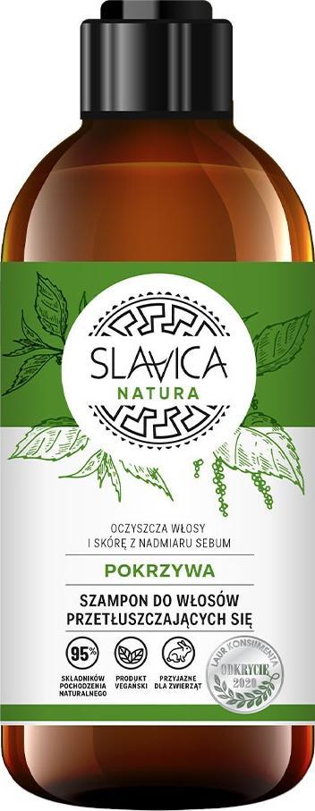 Slavica Natura szampon do włosów przetłuszczających się Pokrzywa 400ml 1