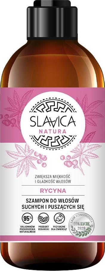 Slavica Natura szampon do włosów suchych i puszących się Rycyna 400ml 1