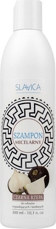 Slavica Szampon micelarny do włosów wypadających i łamliwych Czarna Rzepa 300ml 1