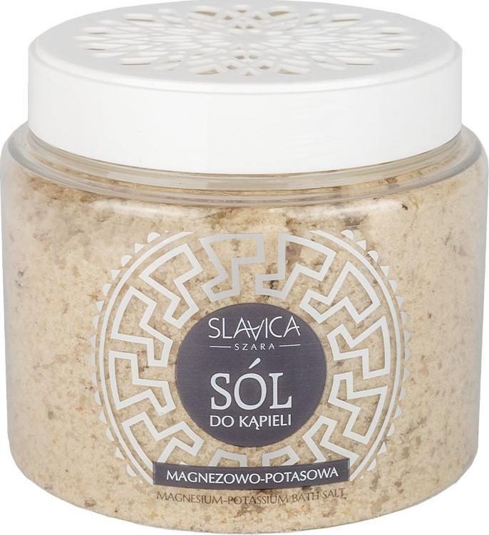 Slavica Szara sól do kąpieli magnezowo-potasowa 500g 1