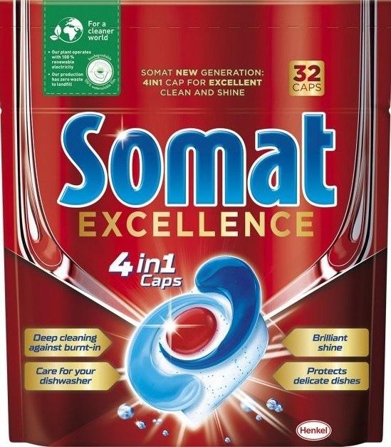 Somat SOMAT Excellence Tabletki do zmywarki 4w1 32szt 1