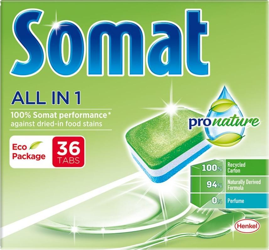 Somat SOMAT Tabletki do zmywarki Pro Nature 36szt 1
