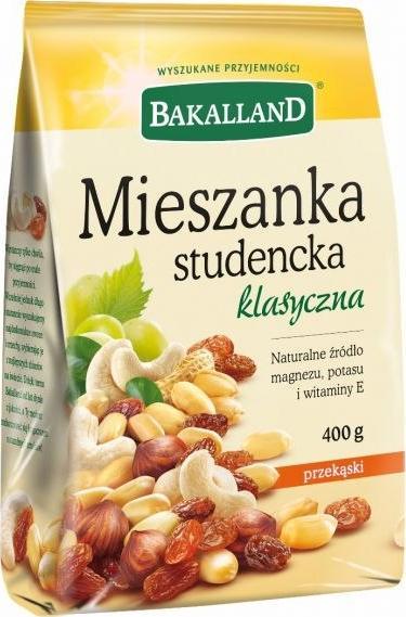 bakalland Mieszanka Studencka Klasyczna 400g BAKALLAND a 1
