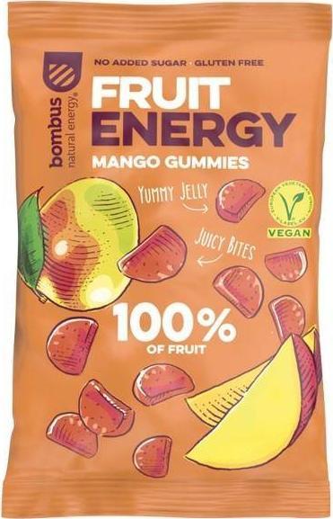 Bombus Przekąski z mango 100% z owoców bezglutenowe 35 g BOMBUS 1