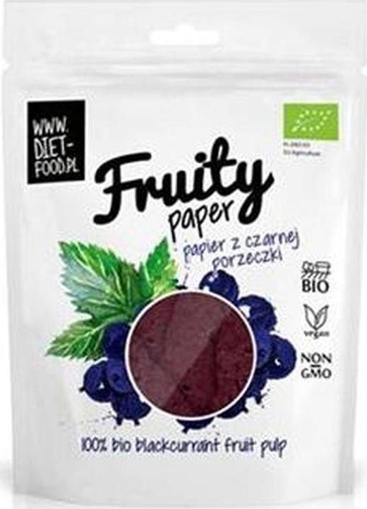 Diet Food Papier z czarnej porzeczki BIO 25 g Diet food 1