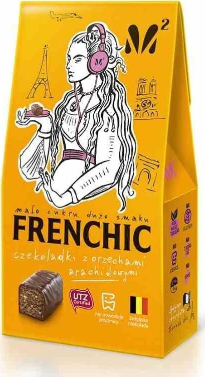 M2 Czekoladki orzech arachidowy Frenchic, 100g 1