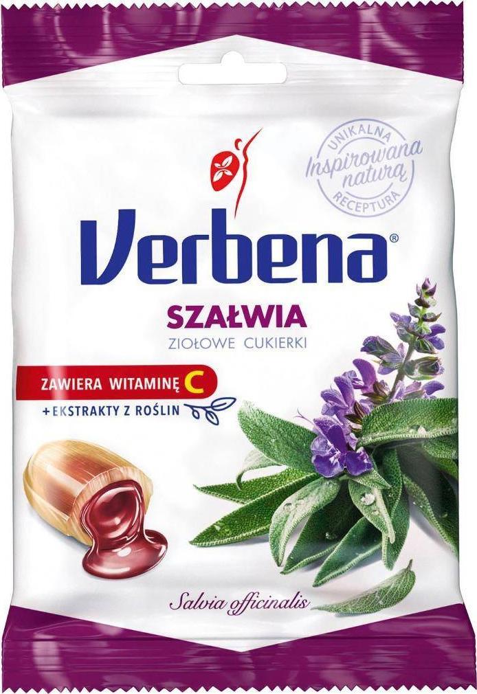 VERBANA Cukierki ziołowe Szałwia 60g VERBENA 1