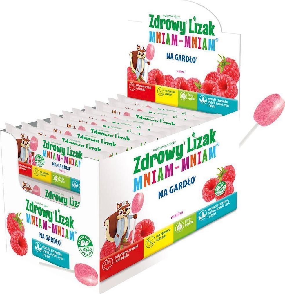 STARPHARMA Zdrowy lizak NA GARDŁO Mniam-Mniam b/c display 40 szt STARPHARMA 1