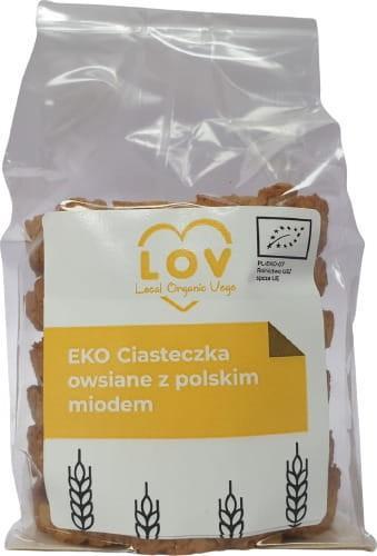 Local Organic Vege Ciastka owsiane z polskim miodem 240g EKO Local Organic Vege 1