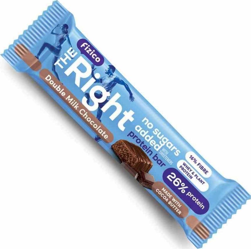 Fizico Baton proteinowy w podwójnej mlecznej czekoladzie Fizico, 60g 1